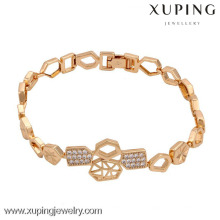 73604 Xuping joyería de moda chapado en oro mujer pulsera